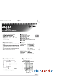 Datasheet XC612D3833MR manufacturer Torex