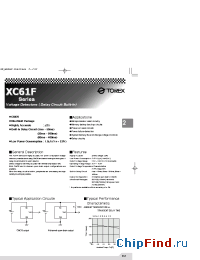 Datasheet XC61FN2542PB manufacturer Torex