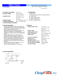 Datasheet XC6211A32ML manufacturer Torex