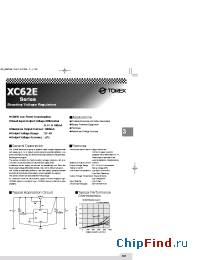 Datasheet XC62EP3002MR manufacturer Torex