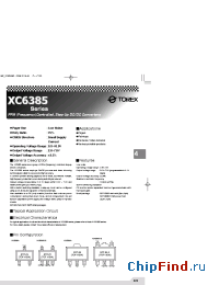 Datasheet XC6385E manufacturer Torex