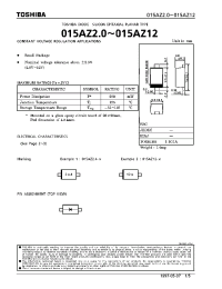 Datasheet 015A2.7 manufacturer Toshiba