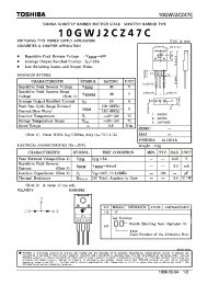Datasheet 10GWJ2CZ47C manufacturer Toshiba