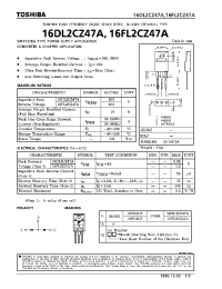 Datasheet 16DL2DZ47A manufacturer Toshiba