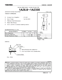 Datasheet 1AZ11 manufacturer Toshiba