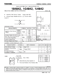Datasheet 1J4B42 manufacturer Toshiba