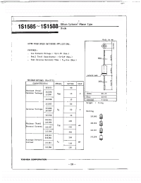 Datasheet 1S1585 manufacturer Toshiba