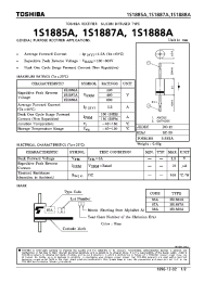 Datasheet 1S1885A manufacturer Toshiba