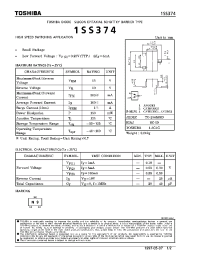 Datasheet 1SS374 manufacturer Toshiba