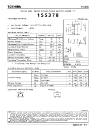 Datasheet 1SS378 manufacturer Toshiba