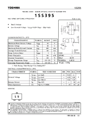 Datasheet 1SS395 manufacturer Toshiba