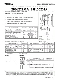 Datasheet 20FL2CZ51A manufacturer Toshiba