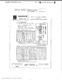 Datasheet 2SC2036 manufacturer Toshiba