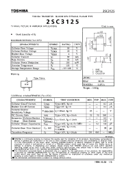Datasheet 2SC3125 manufacturer Toshiba