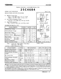 Datasheet 2SC4684 manufacturer Toshiba