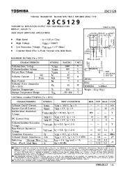 Datasheet 2SC5129 manufacturer Toshiba