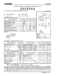 Datasheet 2SC5255 manufacturer Toshiba