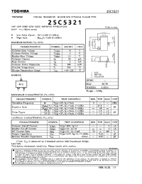 Datasheet 2SC5321 manufacturer Toshiba