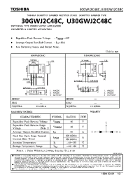 Datasheet 30GWJ2C48C manufacturer Toshiba