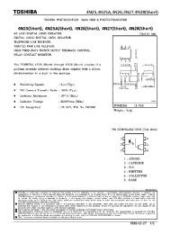 Datasheet 4N25 manufacturer Toshiba