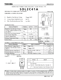Datasheet 5DL2C41A manufacturer Toshiba