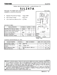 Datasheet 5JLZ47A manufacturer Toshiba