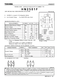 Datasheet HN20S01F manufacturer Toshiba