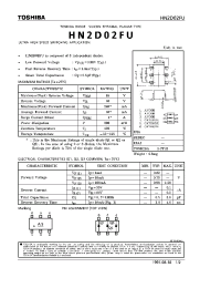 Datasheet HN2D02FU manufacturer Toshiba