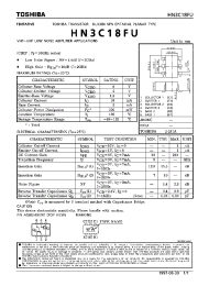 Datasheet HN3C18FU manufacturer Toshiba