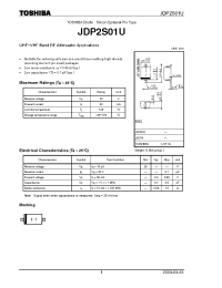 Datasheet JDP2S01U manufacturer Toshiba
