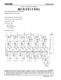 Datasheet MIG20J106L manufacturer Toshiba
