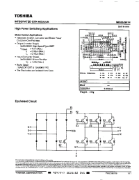 Datasheet MIG30J901H manufacturer Toshiba