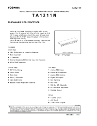 Datasheet TA1211 manufacturer Toshiba