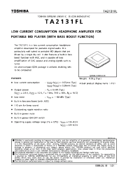 Datasheet TA2131FL manufacturer Toshiba
