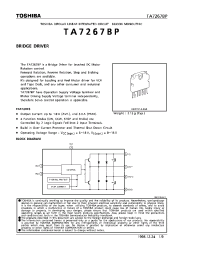 Datasheet TA7267BP manufacturer Toshiba