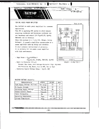 Datasheet TA7274P manufacturer Toshiba