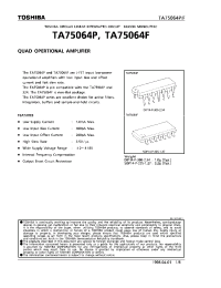 Datasheet TA75064F manufacturer Toshiba