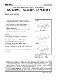 Datasheet TA75339F manufacturer Toshiba
