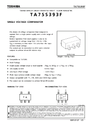 Datasheet TA75S393F manufacturer Toshiba