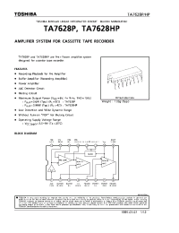 Datasheet TA7628HP manufacturer Toshiba