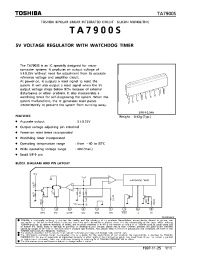 Datasheet TA7900S manufacturer Toshiba
