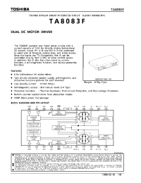 Datasheet TA8083F manufacturer Toshiba