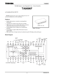 Datasheet TA8696 manufacturer Toshiba