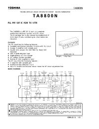 Datasheet TA8800N manufacturer Toshiba