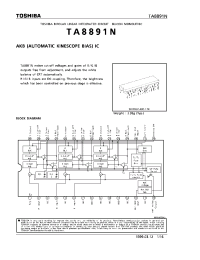 Datasheet TA8891N manufacturer Toshiba