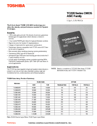 Datasheet TC220 manufacturer Toshiba