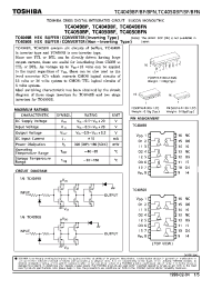 Datasheet TC4049 manufacturer Toshiba