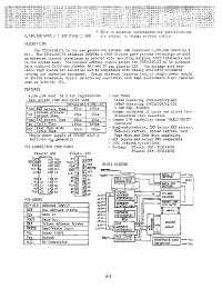 Datasheet TC514100J/Z-10 manufacturer Toshiba