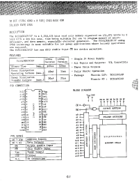 Datasheet TC531001CF-15 manufacturer Toshiba