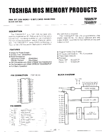 Datasheet TC53257 manufacturer Toshiba